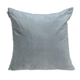 Yellow and Gray Dual Solid Color Reversible Throw Pillow - Homeroots