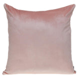 Brown and Pink Dual Solid Color Reversible Throw Pillow - Homeroots
