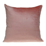 Dark Gray and Pink Dual Solid Color Reversible Throw Pillow - Homeroots