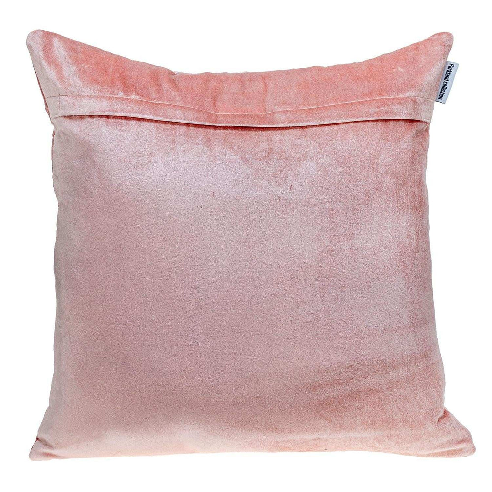 Quilted Velvet Arrows Pink Decorative Throw Pillow - Homeroots - Flyclothing LLC
