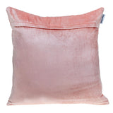 Quilted Velvet Arrows Pink Decorative Throw Pillow - Homeroots