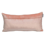 Quilted Velvet Arrows Pink Decorative Lumbar Pillow - Homeroots