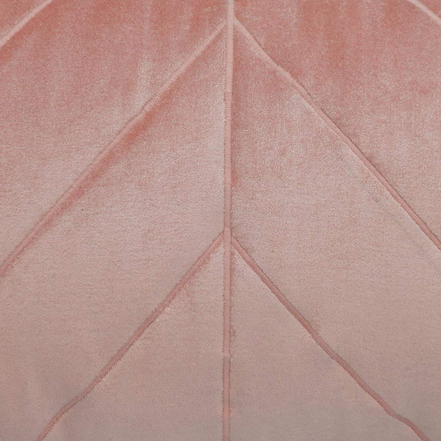 Quilted Velvet Arrows Pink Decorative Lumbar Pillow - Homeroots - Flyclothing LLC