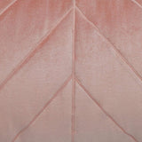 Quilted Velvet Arrows Pink Decorative Lumbar Pillow - Homeroots - Flyclothing LLC