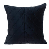 20" Black Cotton Blend Throw Pillow - Homeroots - Flyclothing LLC