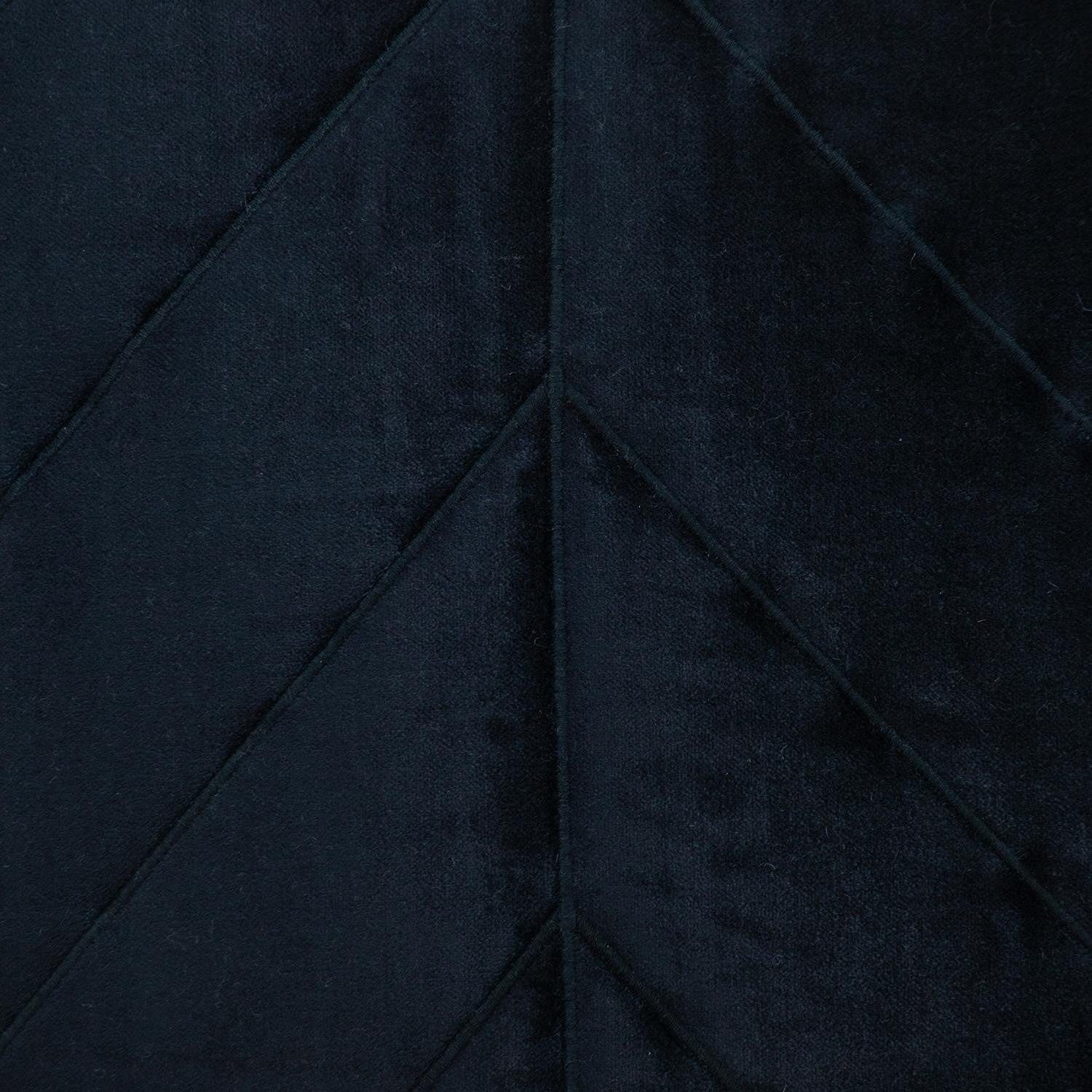 20" Black Cotton Blend Throw Pillow - Homeroots - Flyclothing LLC