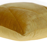 20" Yellow Cotton Blend Throw Pillow - Homeroots