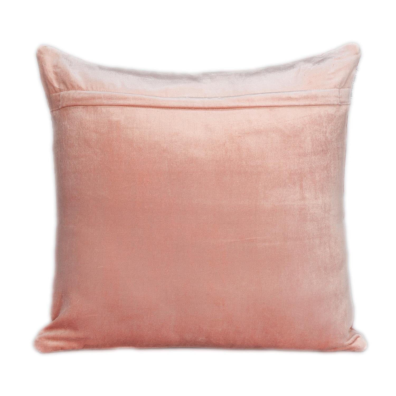20" Pink Cotton Blend Throw Pillow - Homeroots - Flyclothing LLC