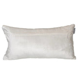 12" X 24" White Cotton Blend Throw Pillow - Homeroots