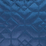 Navy Quilted Velvet Geo Decorative Throw Pillow - Homeroots - Flyclothing LLC