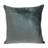 20" Charcoal Cotton Blend Throw Pillow - Homeroots