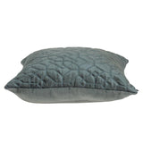 20" Charcoal Cotton Blend Throw Pillow - Homeroots