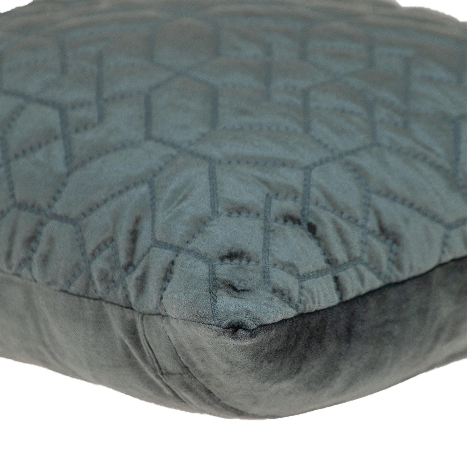 20" Charcoal Cotton Blend Throw Pillow - Homeroots - Flyclothing LLC