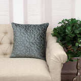 20" Charcoal Cotton Blend Throw Pillow - Homeroots - Flyclothing LLC