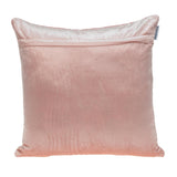 Pink Quilted Diamonds Velvet Solid Color Throw Pillow - Homeroots