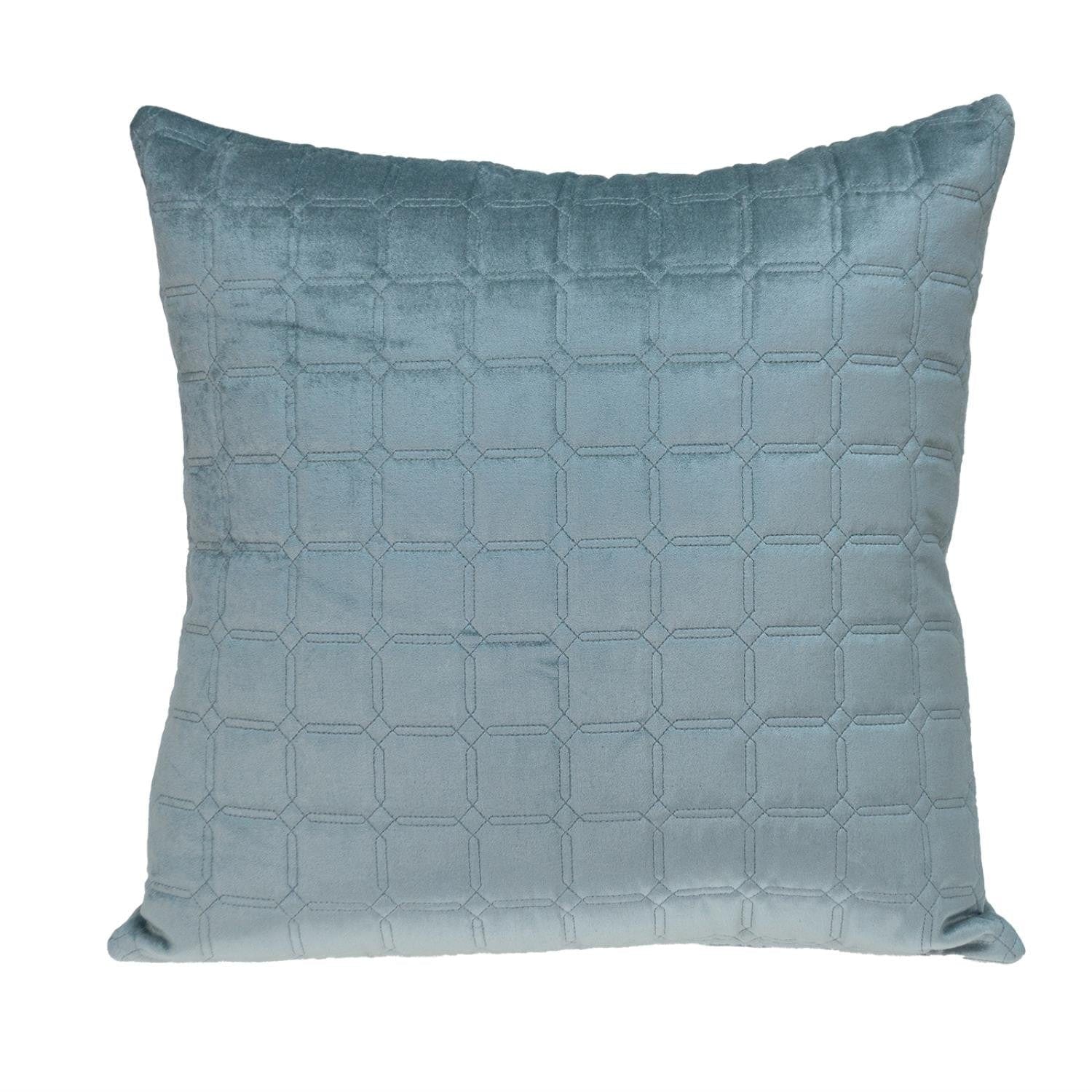 20" Gray Cotton Blend Throw Pillow - Homeroots - Flyclothing LLC