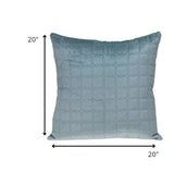 20" Gray Cotton Blend Throw Pillow - Homeroots - Flyclothing LLC