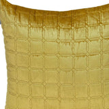 20" Yellow Cotton Blend Throw Pillow - Homeroots - Flyclothing LLC