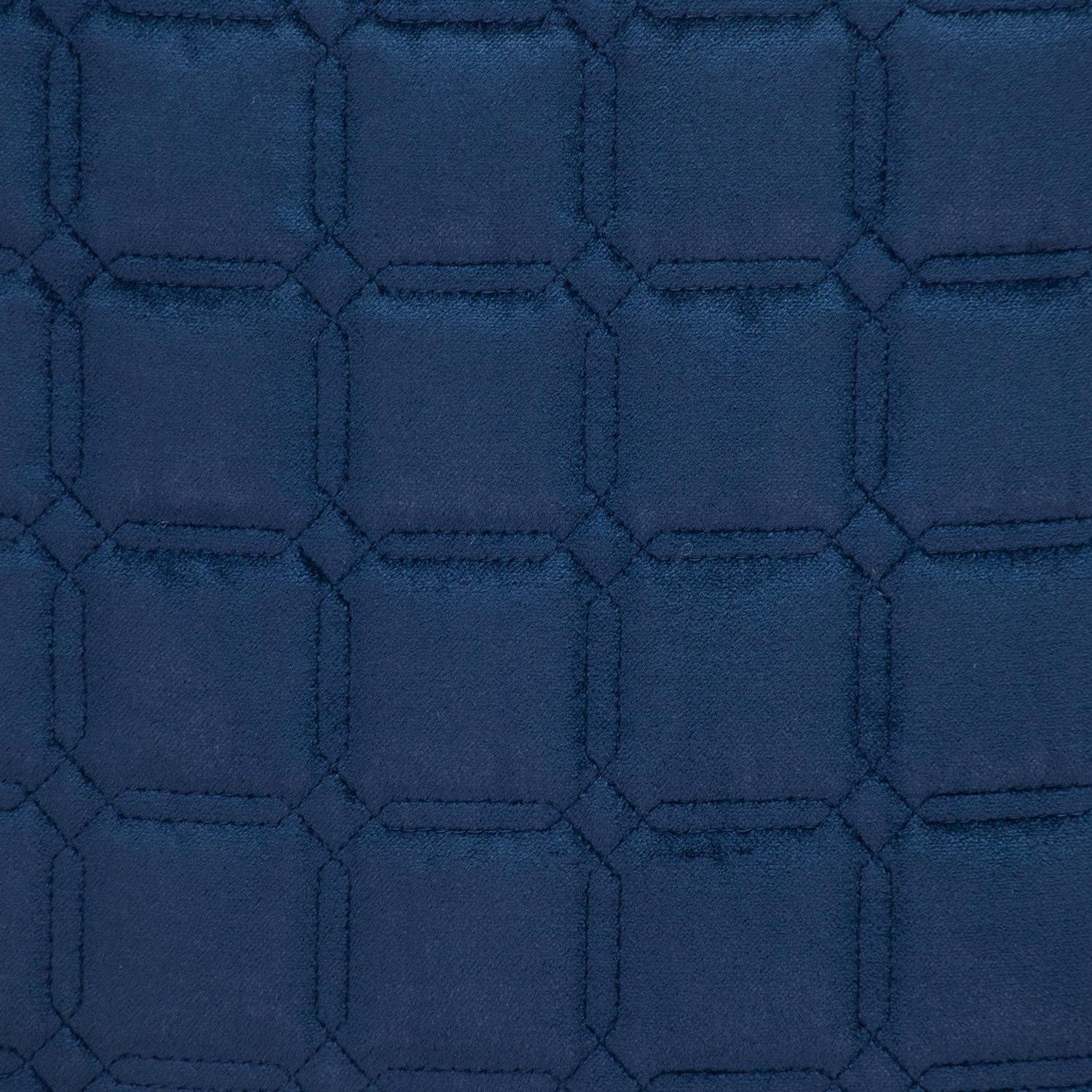 20" Navy Blue Cotton Blend Throw Pillow - Homeroots - Flyclothing LLC