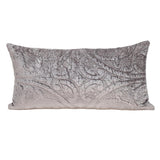 12" X 24" Taupe Cotton Blend Throw Pillow - Homeroots