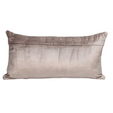 12" X 24" Taupe Cotton Blend Throw Pillow - Homeroots