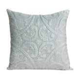 20" Gray Cotton Blend Throw Pillow - Homeroots