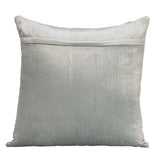 20" Gray Cotton Blend Throw Pillow - Homeroots