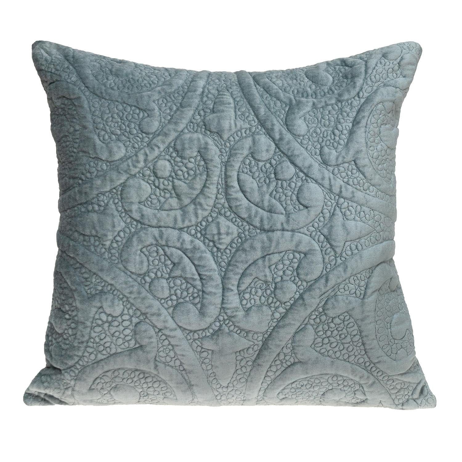 20" Seafoam Cotton Blend Throw Pillow - Homeroots - Flyclothing LLC