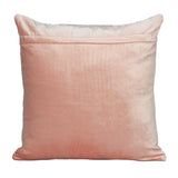 Tufted Diamonds Rose Gold Velvet Accent Pillow - Homeroots