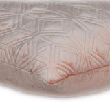 Tufted Diamonds Rose Gold Velvet Accent Pillow - Homeroots - Flyclothing LLC