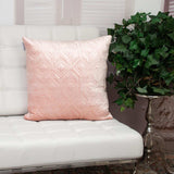 Tufted Diamonds Rose Gold Velvet Accent Pillow - Homeroots - Flyclothing LLC