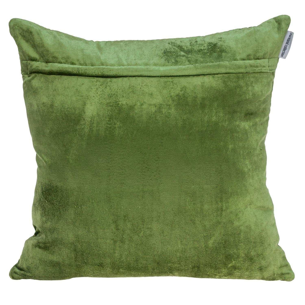 Tufted Diamonds Olive Velvet Accent Pillow - Homeroots - Flyclothing LLC