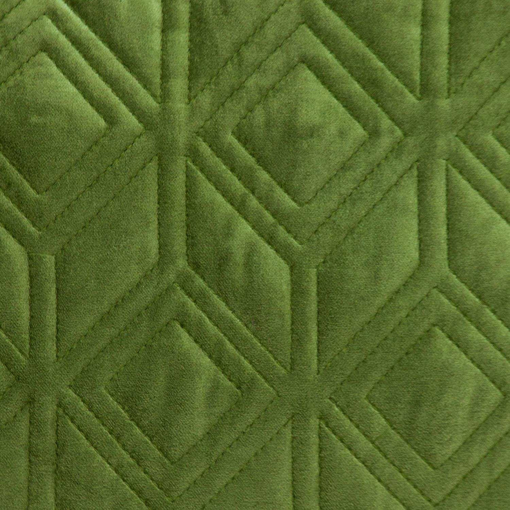 Tufted Diamonds Olive Velvet Accent Pillow - Homeroots - Flyclothing LLC