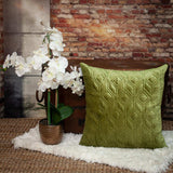 Tufted Diamonds Olive Velvet Accent Pillow - Homeroots - Flyclothing LLC