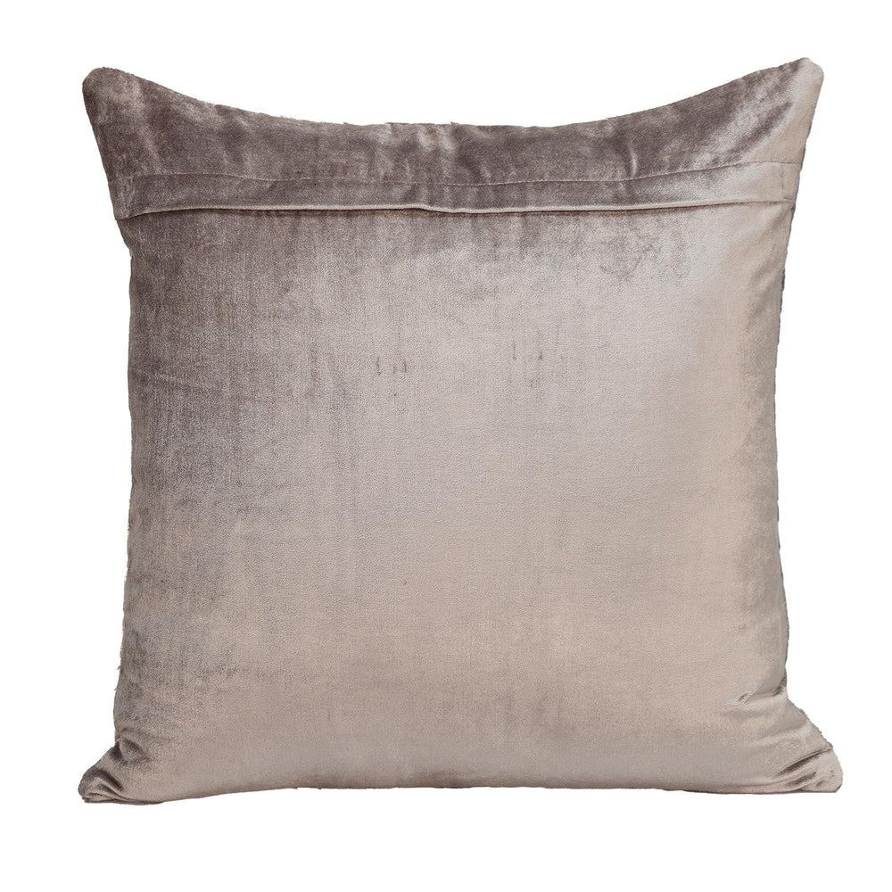20" Taupe Cotton Blend Throw Pillow - Homeroots - Flyclothing LLC