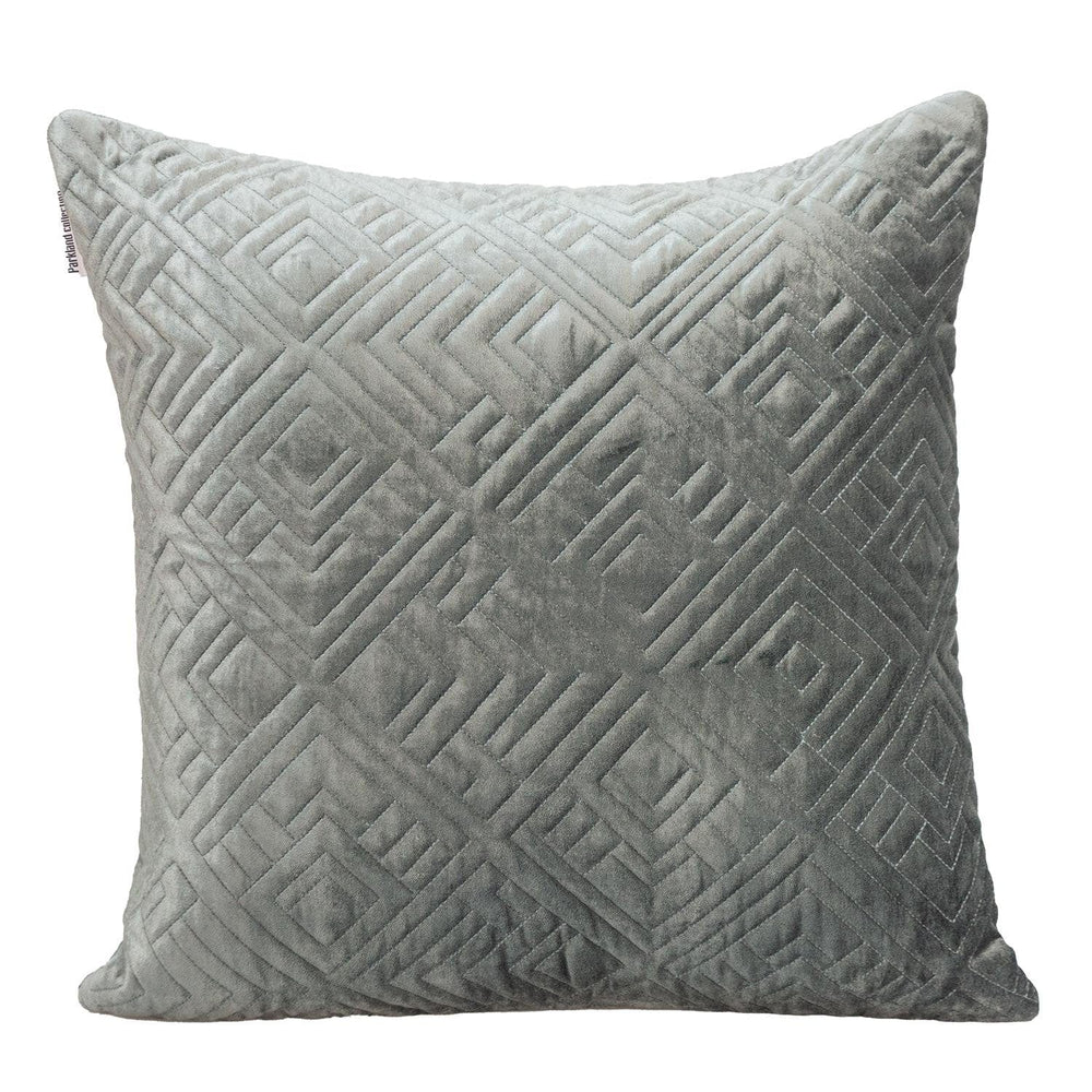 20" Gray Cotton Blend Throw Pillow - Homeroots - Flyclothing LLC