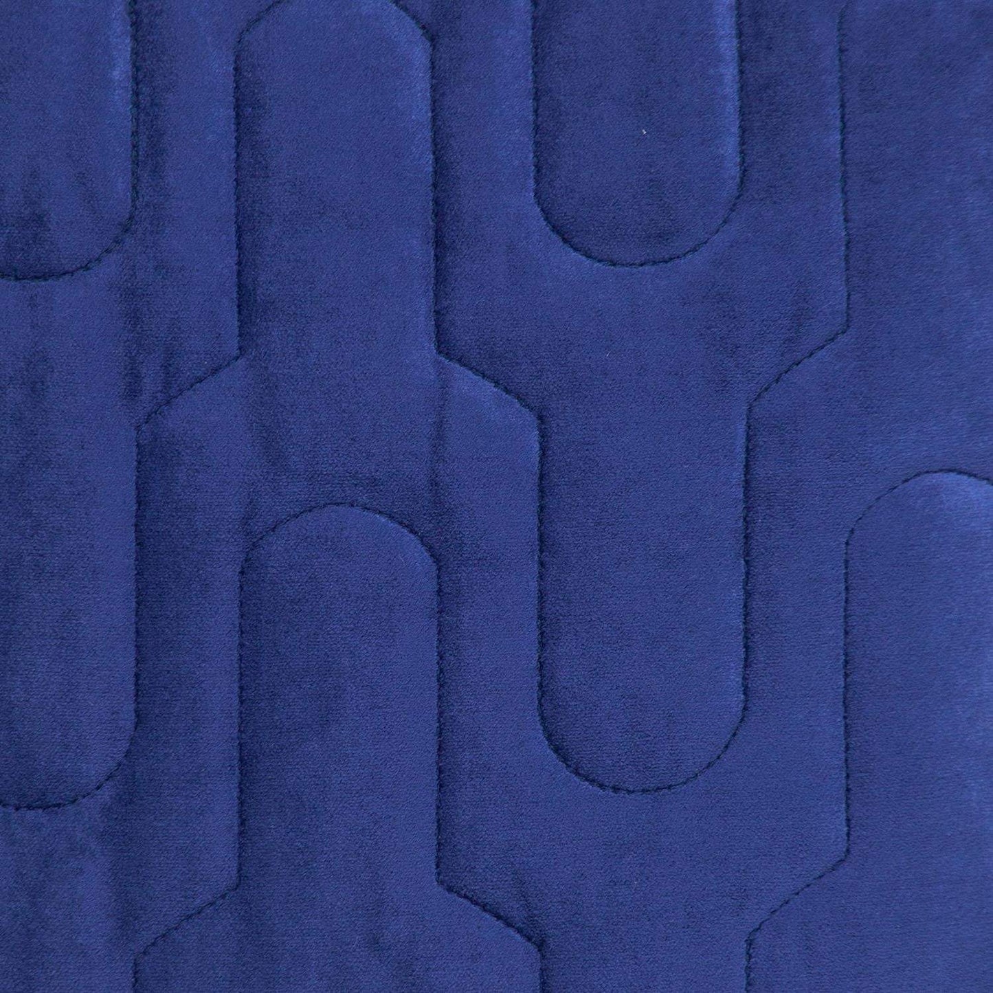 Geometric Lush Quilted Blue Throw Pillow - Homeroots - Flyclothing LLC