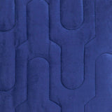 Geometric Lush Quilted Blue Throw Pillow - Homeroots - Flyclothing LLC