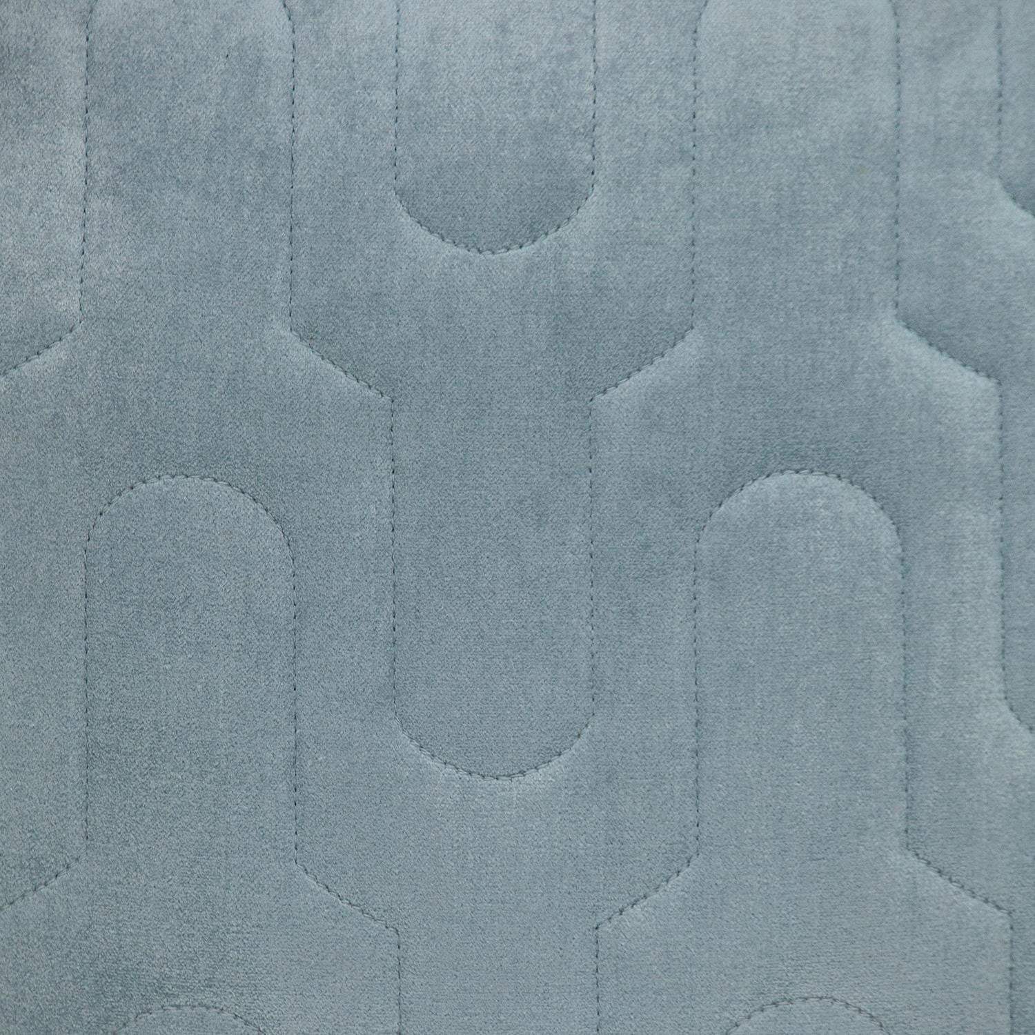 Geometric Lush Quilted Metallic Gray Throw Pillow - Homeroots - Flyclothing LLC