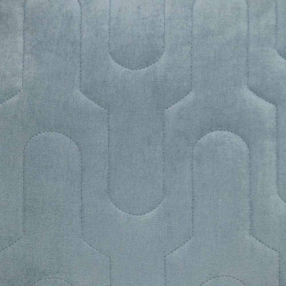 Geometric Lush Quilted Metallic Gray Throw Pillow - Homeroots - Flyclothing LLC