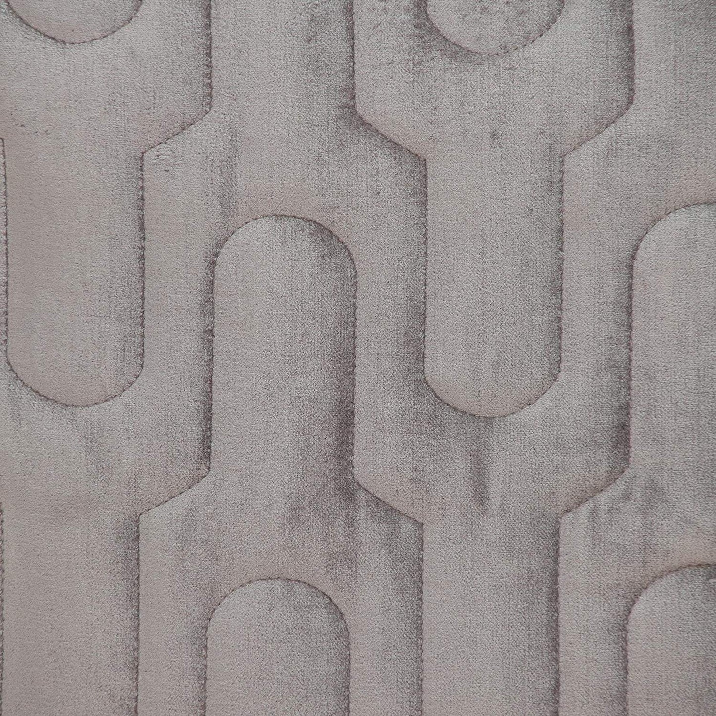 Geometric Lush Quilted Taupe Throw Pillow - Homeroots - Flyclothing LLC