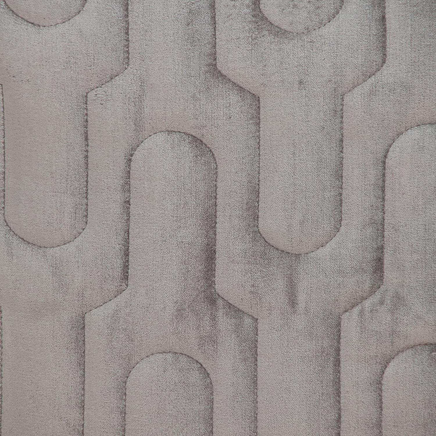 Geometric Lush Quilted Taupe Throw Pillow - Homeroots - Flyclothing LLC