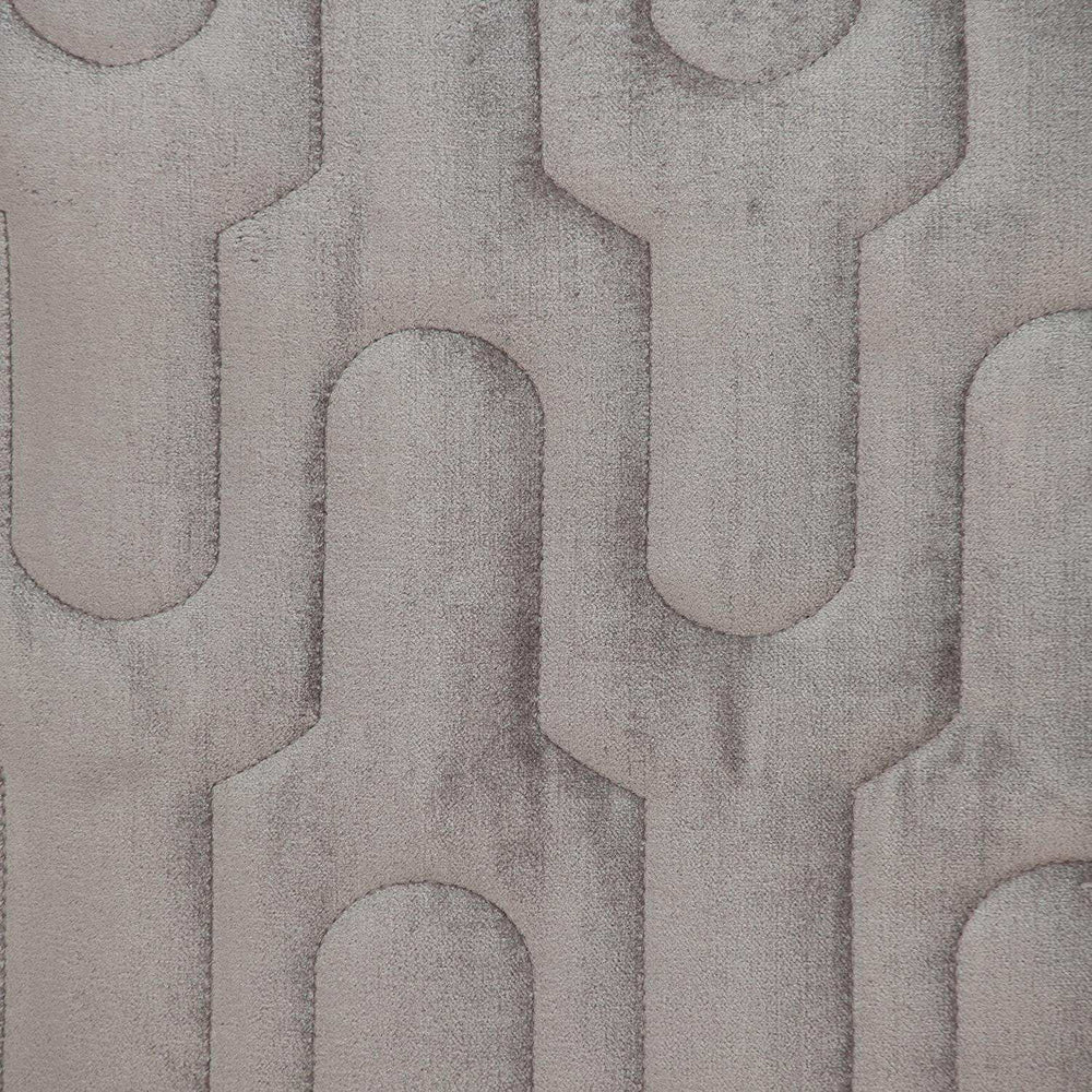 Geometric Lush Quilted Taupe Throw Pillow - Homeroots - Flyclothing LLC