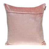 Geometric Lush Quilted Metallic Pink Throw Pillow - Homeroots