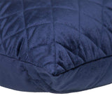 Tufted Diamond Navy Transitional Square Pillow - Homeroots - Flyclothing LLC