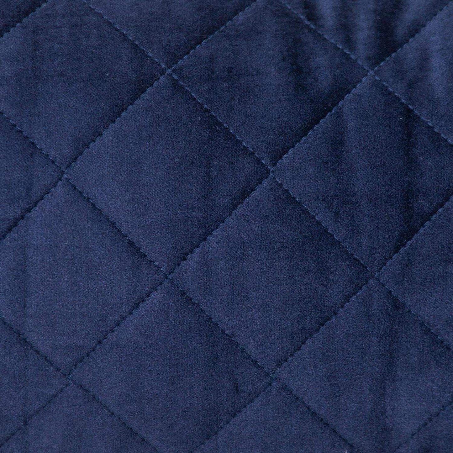Tufted Diamond Navy Transitional Square Pillow - Homeroots - Flyclothing LLC