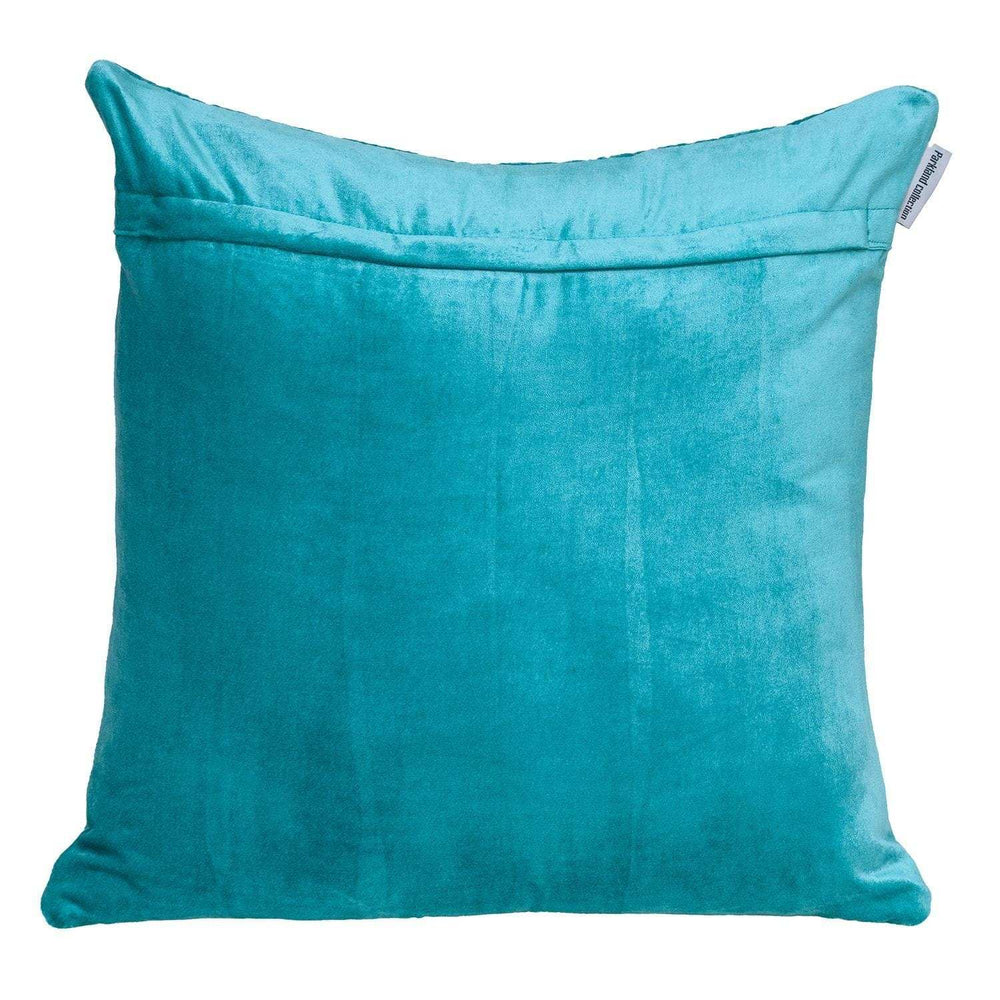 Tufted Diamond Aqua Transitional Square Pillow - Homeroots - Flyclothing LLC