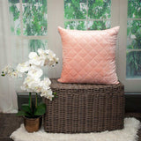 Tufted Diamond Pink Transitional Square Pillow - Homeroots - Flyclothing LLC