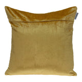 Tufted Diamond Yellow Ochre Transitional Square Pillow - Homeroots