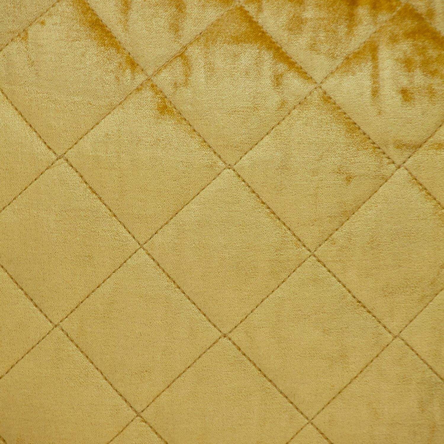 Tufted Diamond Yellow Ochre Transitional Square Pillow - Homeroots - Flyclothing LLC